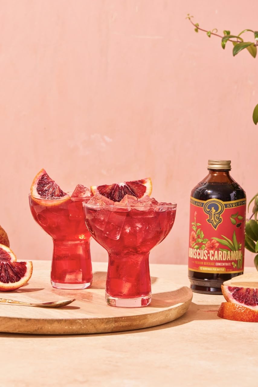 Portland Syrups - CHOOSE YOUR FLAVORS - Premium Concentrates for Cocktails, Mocktails, Soda, Tea, Coffee, Baking & More - Organic Ingredients & 40% Less Sugar - Box of 3 (12oz Bottles)