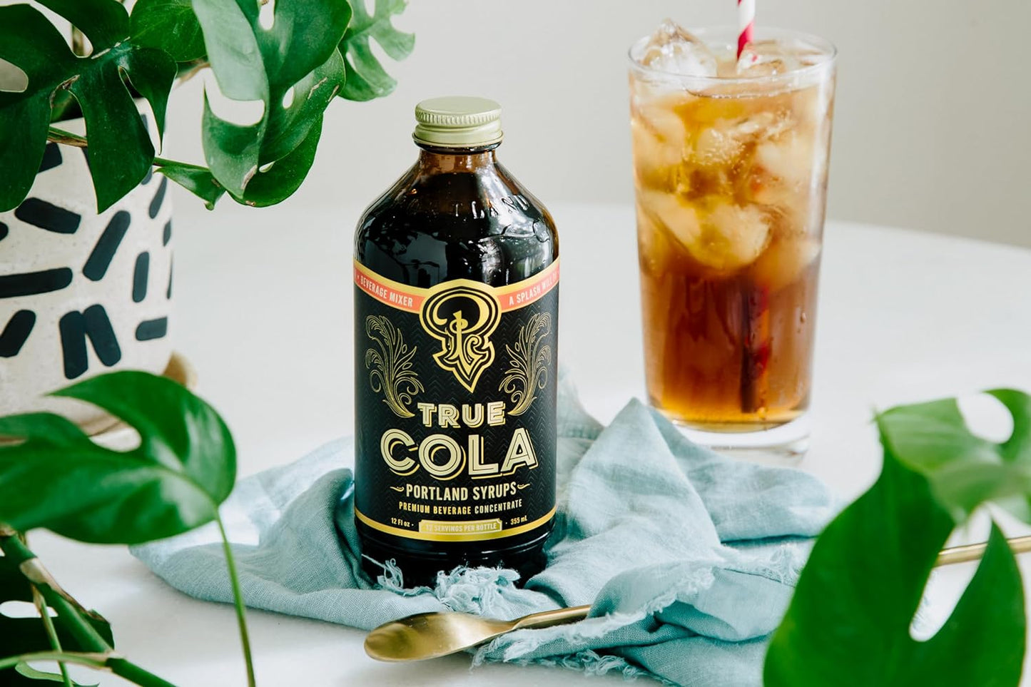 Portland Syrups - CHOOSE YOUR FLAVORS - Premium Concentrates for Cocktails, Mocktails, Soda, Tea, Coffee, Baking & More - Organic Ingredients & 40% Less Sugar - Box of 3 (12oz Bottles)